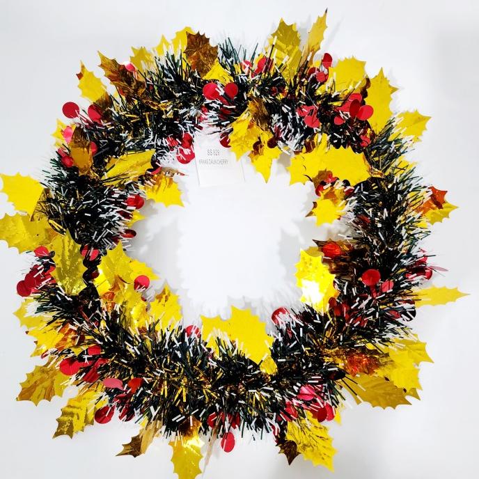 

Best Seller Krans Daun Natal Merah Daun Lingkar Christmas Wreath Lonceng Natal Pengiriman Cepat