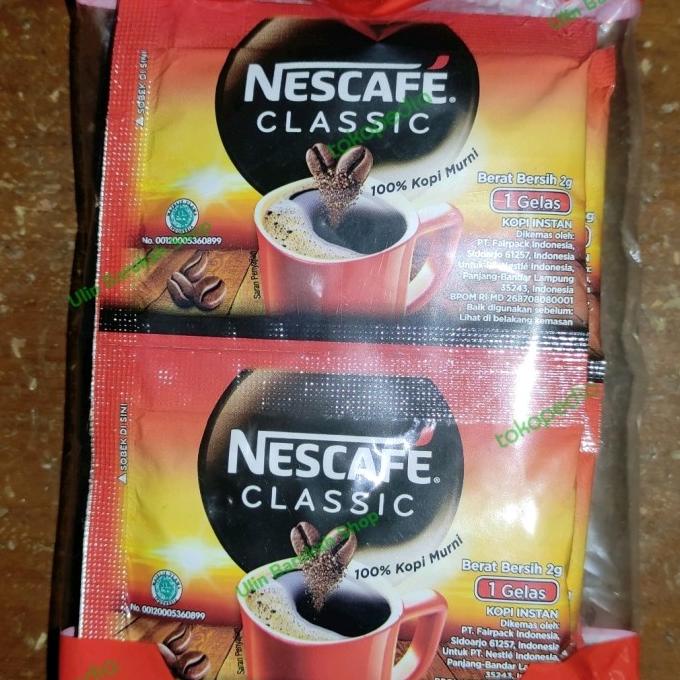 

Nescafe Classic Sachet 2 Gr - 1 Pack
