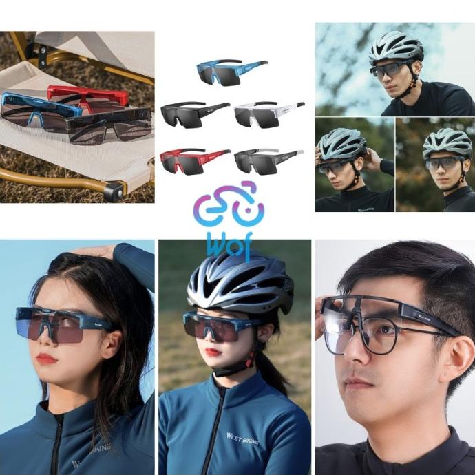 

West Biking 144 Kacamata Sepeda Cover Fit Over My Sport Glasses Limited Edition