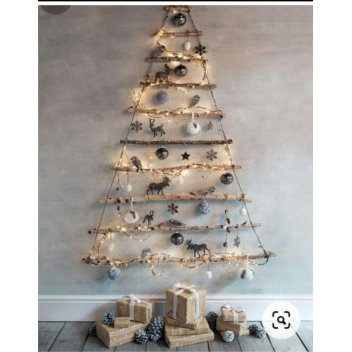 READY STOCK.. Dekorasi pohon natal ranting kayu JATI Kering