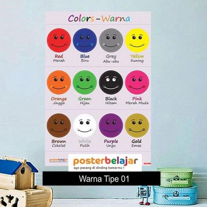 PAKET 1 BEST SELLER Poster Belajar Pendidikan untuk Anak PAUD TK