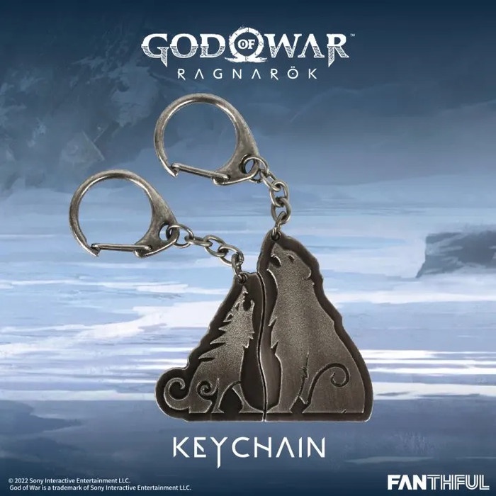 FANTHFUL GOD OF WAR RAGNAROK KEYCHAIN SET