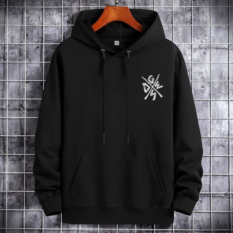 Hoodie keren flecce DGSW Simple Hoodie pria Hoodie wanita