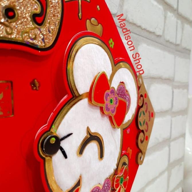 

Tempelan Fu Hoki Tikus Bulu Jumbo Dekorasi Stiker Pintu Imlek Murah Pengiriman Cepat