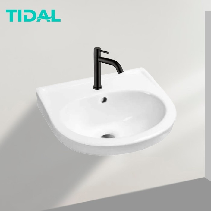 Wastafel Kerak Gantung Tembok Tidal TD081 nimalis