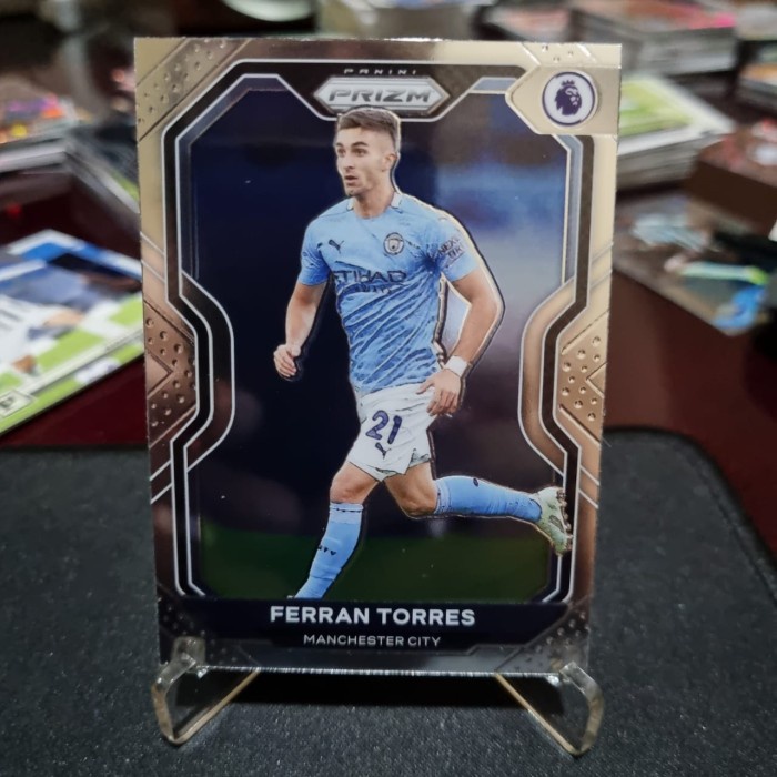 kartu bola prizm panini ferran torres man city rare rerekeke85