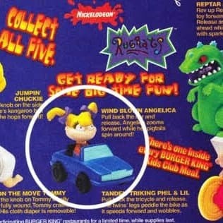 angelica the rugrats - nickelodeon - burger king happy meal mc donalds rerekeke85