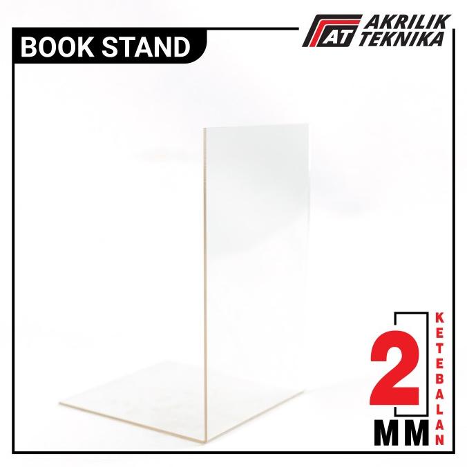 

mit ACRYLIC / AKRILIK BOOK STAND / PENAHAN / PEMBATAS BUKU GANJAL BUKU 2MM