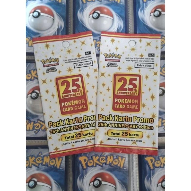 Diskon Pack Promo Anniversary 25Th Edition Kartu Pokemon Promo