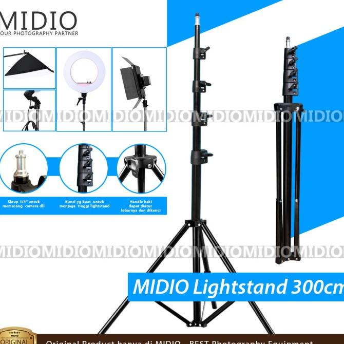 Tripod light stand studio foto midio 3 Meter
