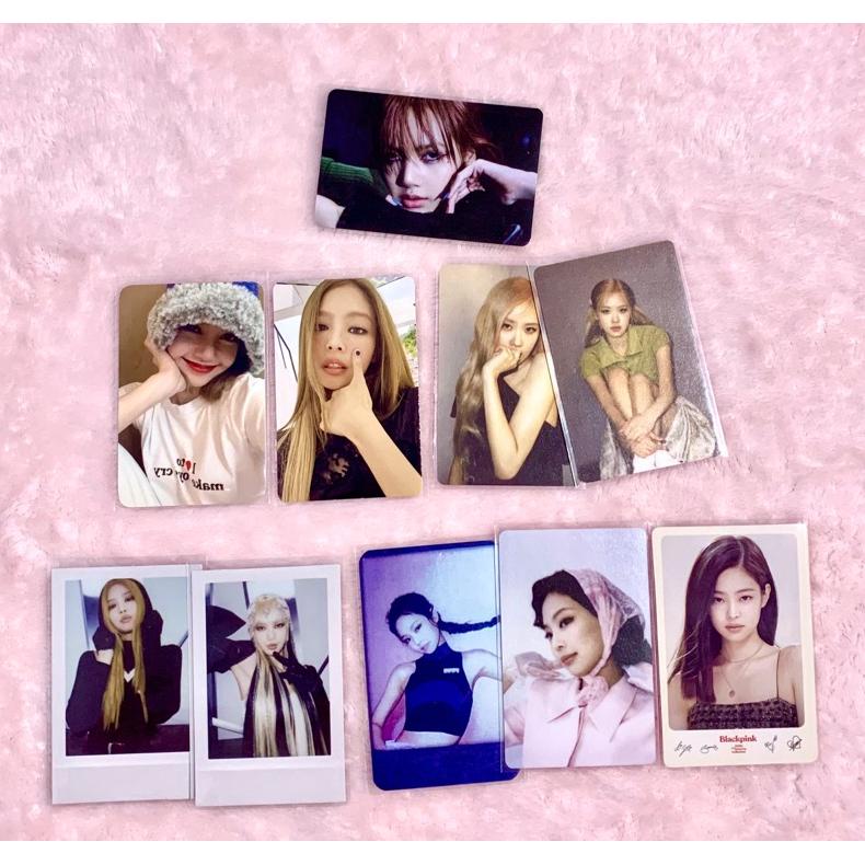Sale [OFFICIAL] Photocard pc Blackpink Jennie Lisa Rose Polaroid born pink square welcoming collection 2022 wc2022 Original