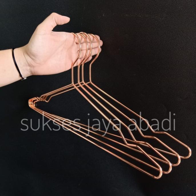 :<:<:<:<] Hanger Gold / Hanger Rosegold / Hanger Baju / Hanger Import ( SATUAN )