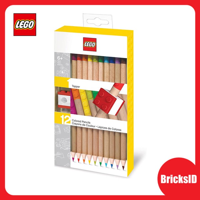 

LEGO 52064 COLOR PENCIL 12PCS WITH TOPPER