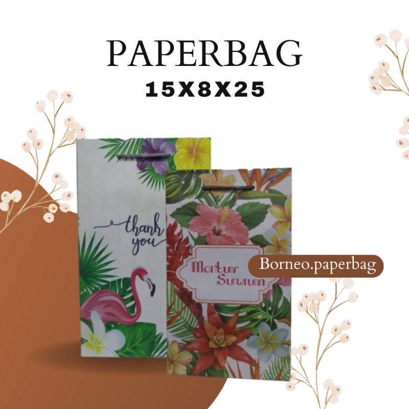 

PAPERBAG WAFER FULL COLOUR 15X8X25/PAPERBAG SOUVENIR