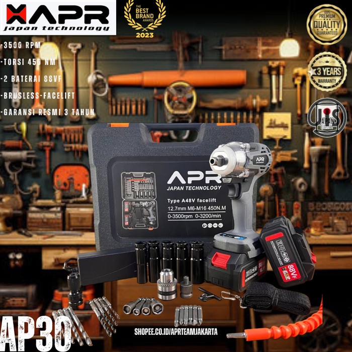 ✅Baru Mesin Bor Impact Wrench Maktec X Apr Japan Ap30 Facelift Bor Elektrik Limited