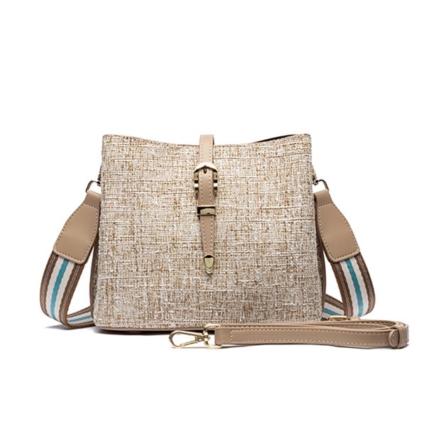 HANA Eloise Sling Tweed Bag M3004-C - Khaki ORIGINAL 100%