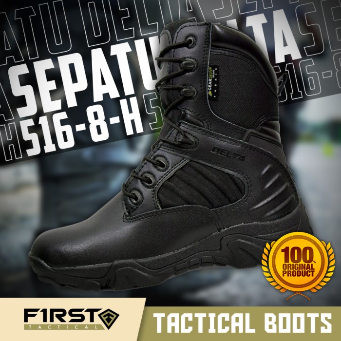 SEPATU DELTA TACTICAL BOOTS 516 8 INCH ORIGINAL ORIGINAL