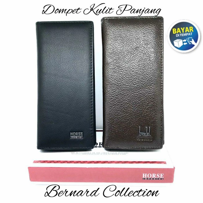 Dompet Panjang Kulit Asli Dompet Kulit Pria Wanita Imperial Horse 100% ORIGINAL
