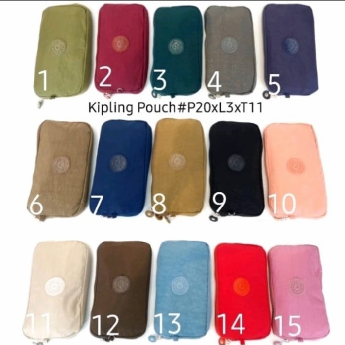 Kipling Pouch / Dompet Kartu / Dompet Wanita / Tempat Kosmetik 100% ORIGINAL