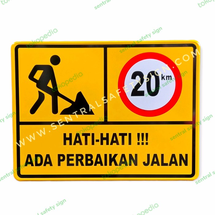 

Promo Rambu Sedang Ada Pekerjaan Jalan