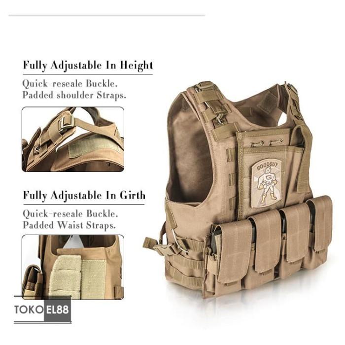 TERLARIS - ROMPI TACTICAL ARMY VEST BODY PROTECTION AIRSOFT ARMY