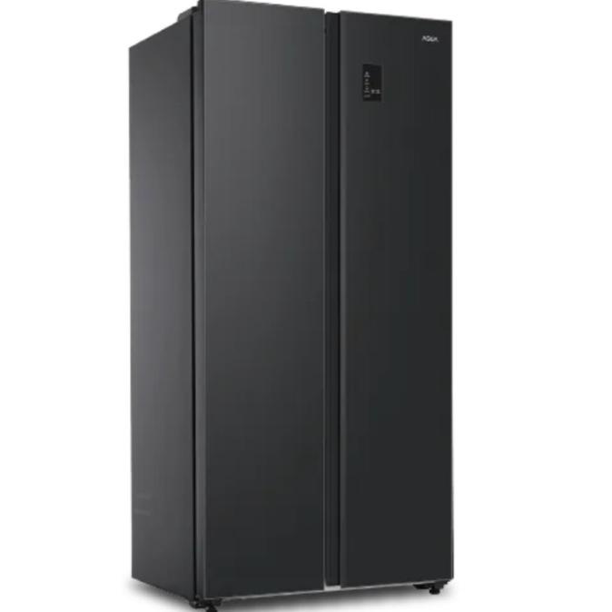 AQUA KULKAS SIDE BY SIDE AQR-565IM(GB) TWIN INVERTER AQR565IM 565IM Kode Yp 1065
