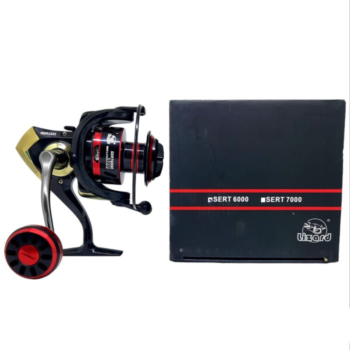 Reel Besi Murah Oneway Lizard Sert 2000-6000 Dengan 10 Ball Bearings