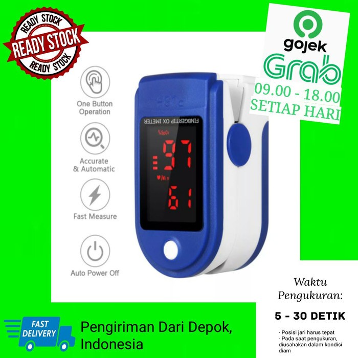 Oksimeter Oximeter Alat Ukur Detak Jantung Dan Oksigen Alat Saturasi