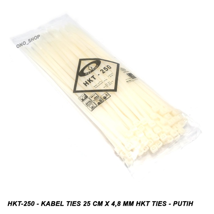 

HKT-250 - Kabel Ties 25 cm x 4,8 mm - HKT TIES