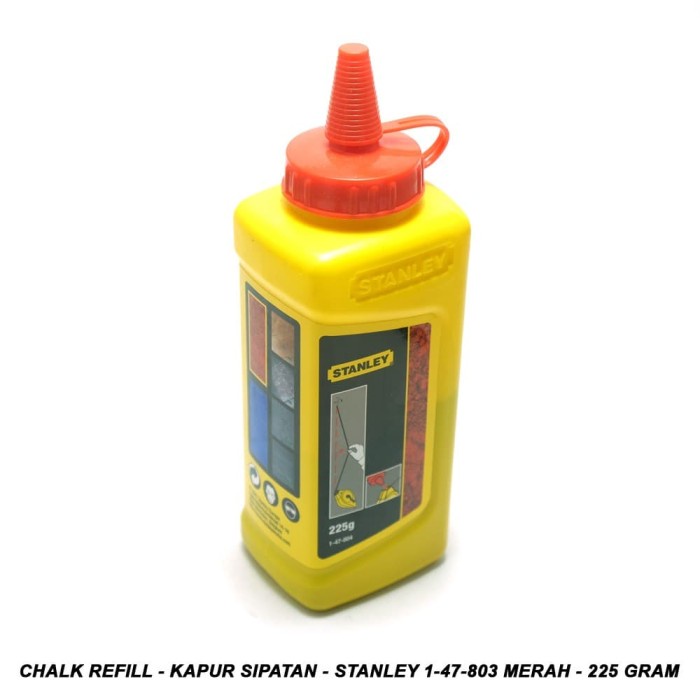 

Chalk Refill - Kapur Sipatan - Stanley 1-47-803 Merah - 225 gram