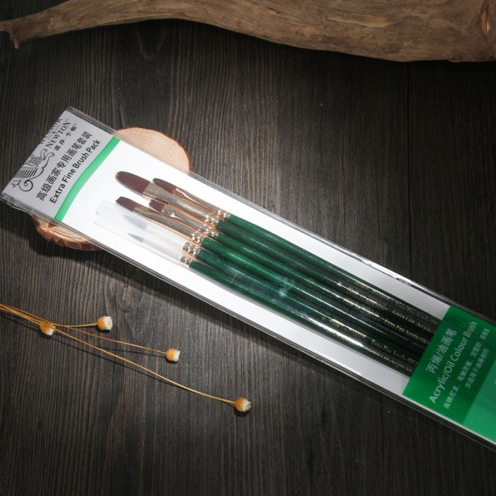 

Gaya Windsor Newton Sikat Akrilik Pemula 6 Set Nilon Elastis Tinggi