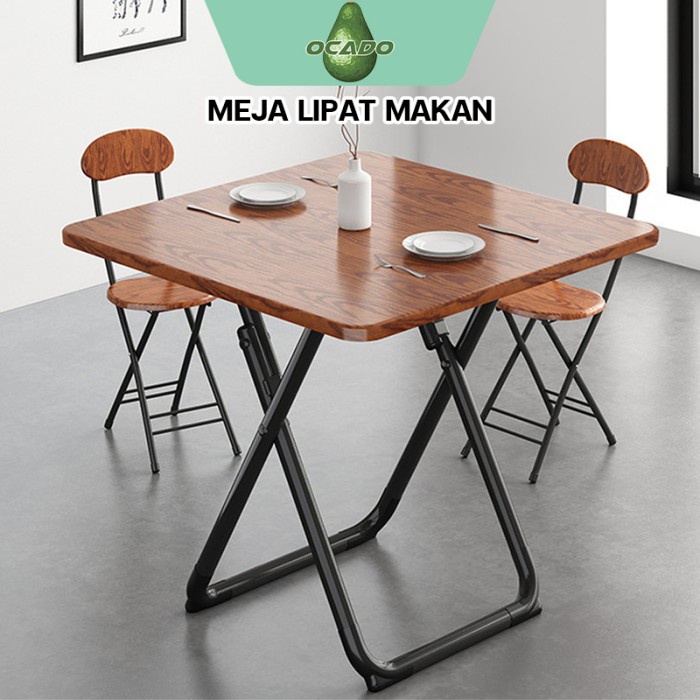 Meja Makan Lipat/Meja Kayu/Meja Cafe/Meja Belajar/Meja Minimalis