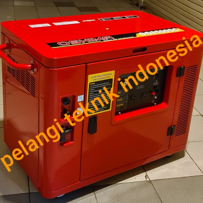 SILENT GENSET HONDA OSHIMA 8 KVA 5500 - 6000 - 6500 WATT OG 8500 SC