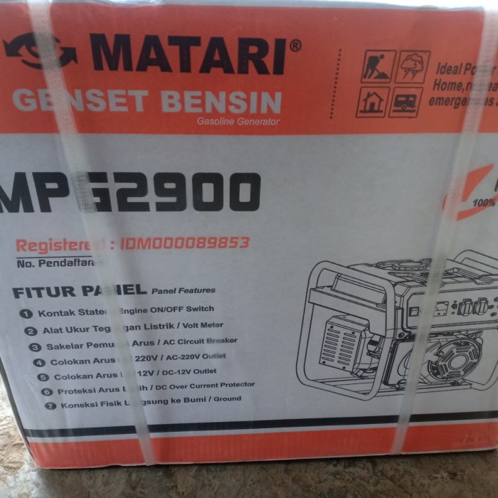 GENSET BENSIN 1000WATT MPG2900 MATARI