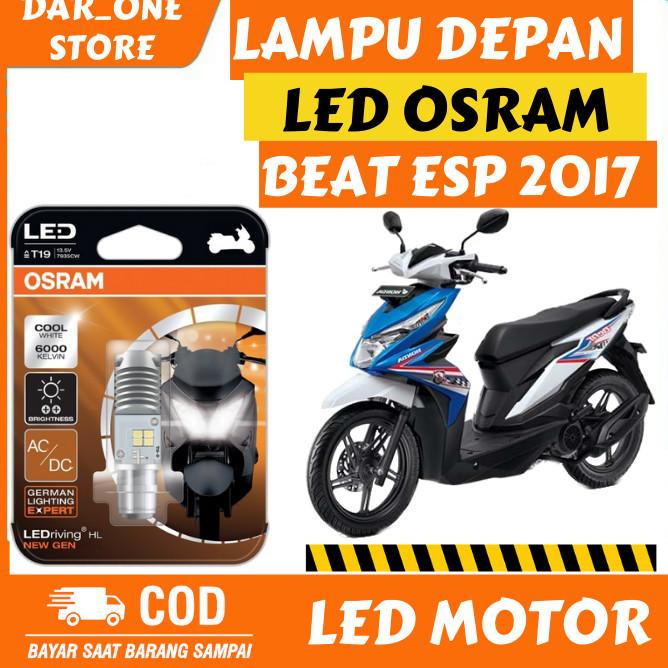 Lampu Depan Led Motor Honda Beat Esp 2017 Original Osram