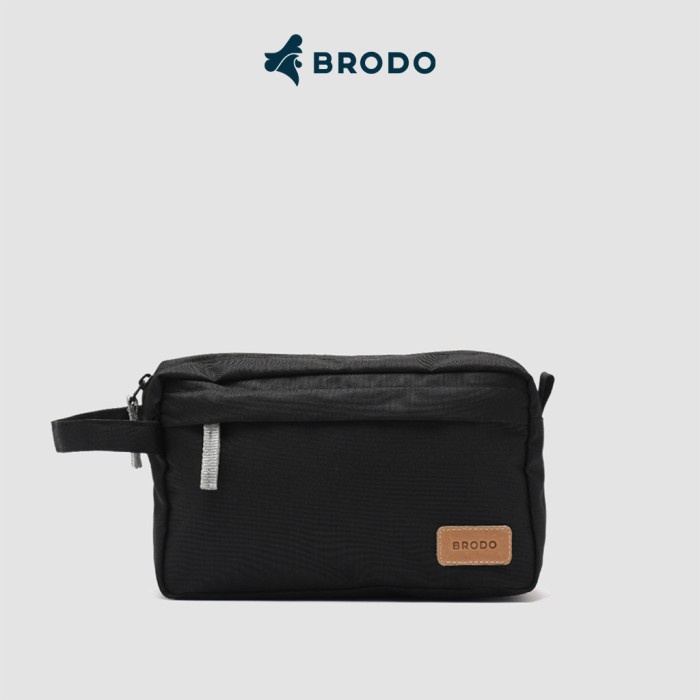 TAS PRIA BRODO ESSENTIAL POUCH BLACK