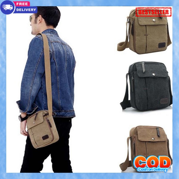 Salempang Cwok Waterproof Tasselempang Laki-Laki Tas Selempang Pria Wesbag Terbaru 2024 Slingbag Cow