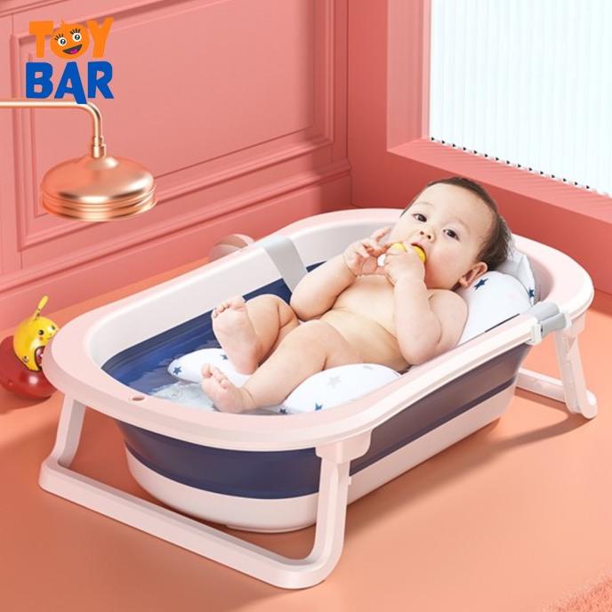 Bak Mandi Bayi Portable Bak Mandi Lipat Bak Mandi Bayi Thermometer