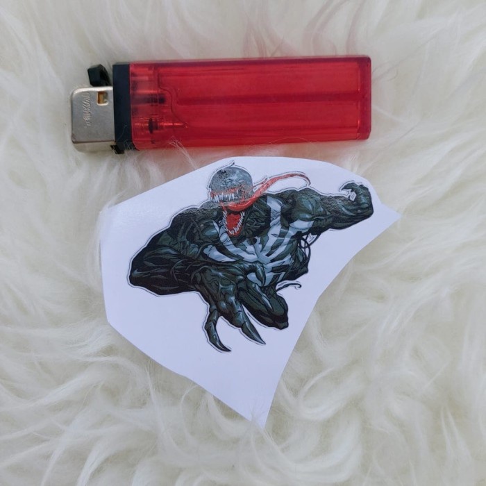 

Terlaris - Stiker Vinyl Venom Marvel Karakter Motor Helm Laptop HP Sepeda Frame