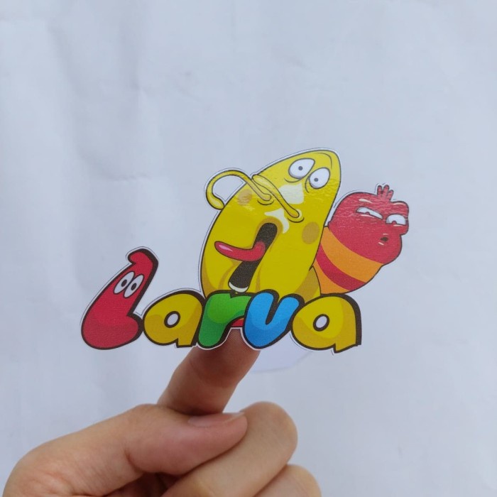 

Terlaris - Stiker Vinyl Karakter Larva Yellow Motor Laptop Case HP Frame Sepeda