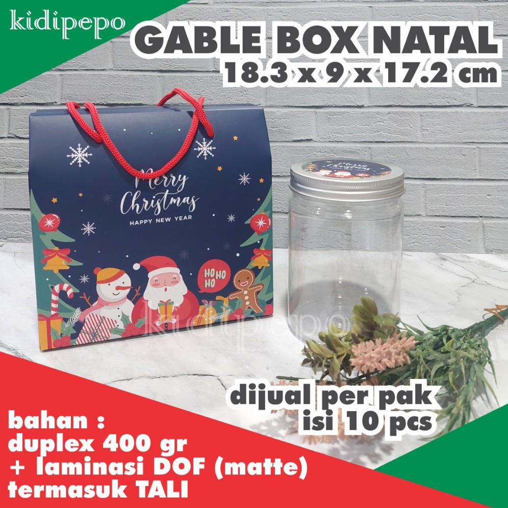 

Diskon] Dus Jinjing Gable Box Natal Christmas 2 Jar 18.3 X 9 X 17.2 Cm (Isi 10) Big Sale