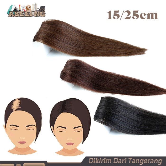 HAIR CLIP WIG RAMBUT PALSU WANITA KLIP RAMBUT PALSU INVISIBLE