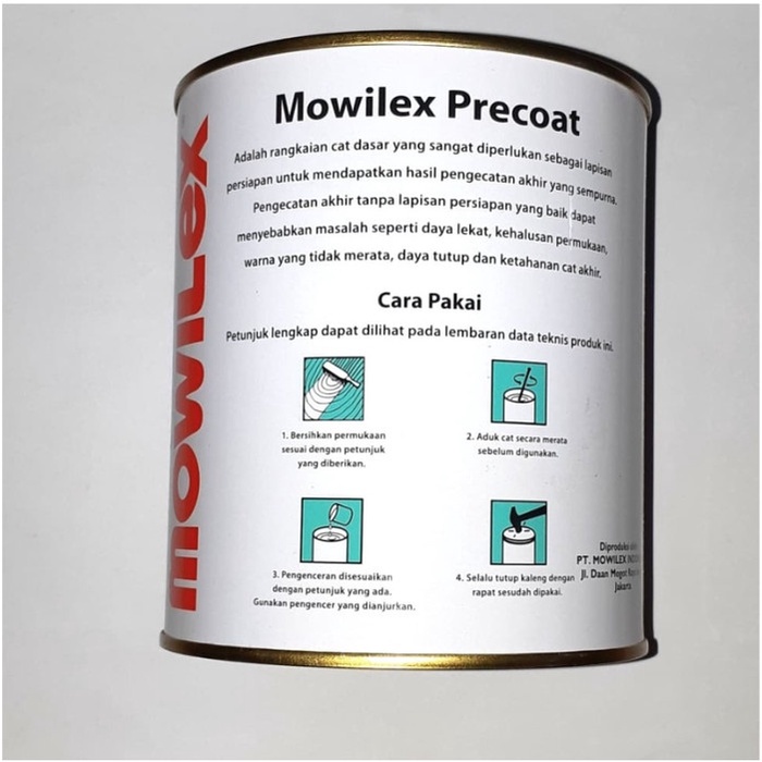 Mowilex Vernis Batu Alam Mowilex Precoatkemasan 1 Liter