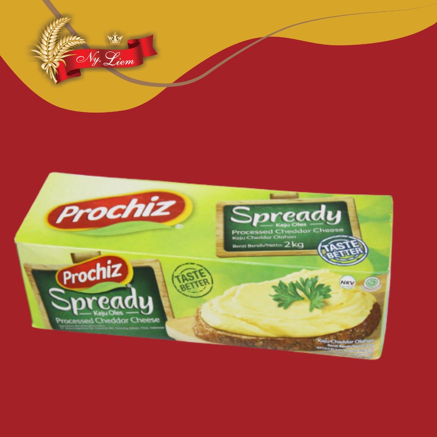 

Keju Prochiz Spready Cheese 2 Kg New!