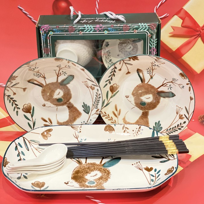 

DISKON MURAH Christmas hampers gift natal set custom kado premium unik plate bowl BERRY30.JAYA