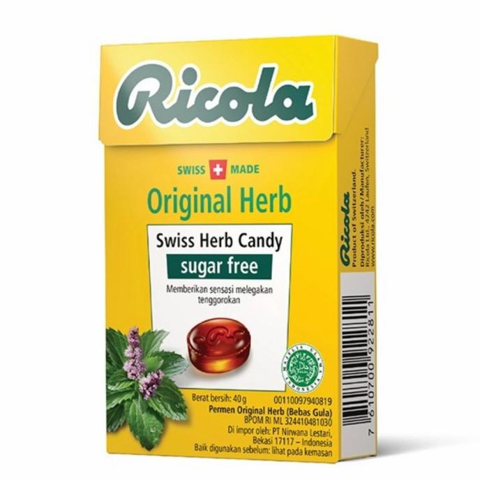 

Permen Herbal Sugar Free/Ricola Original Herb