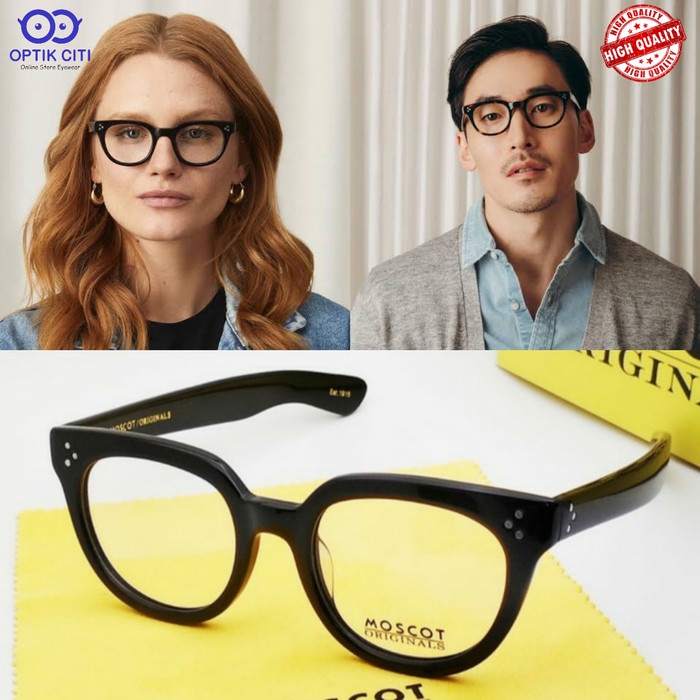 [Baru] Frame Kacamata Pria Wanita Bulat Moscot Vilda Premium Grade Original Terbaru