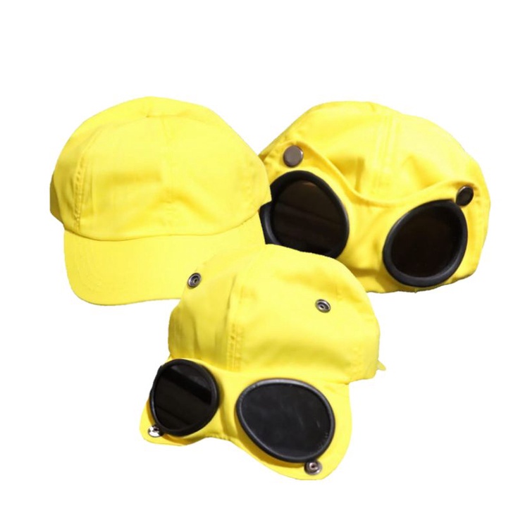 Topi Baseball Pria Kacamata Goggle Caps Handmade / Topi Pria Wanita/ Casual/ Holigan /Football