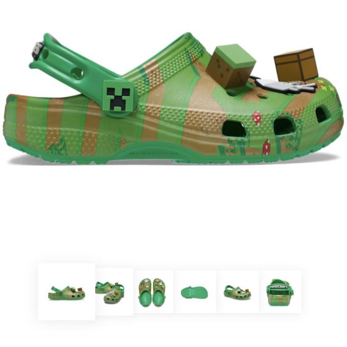 CROCS X MINECRAFT