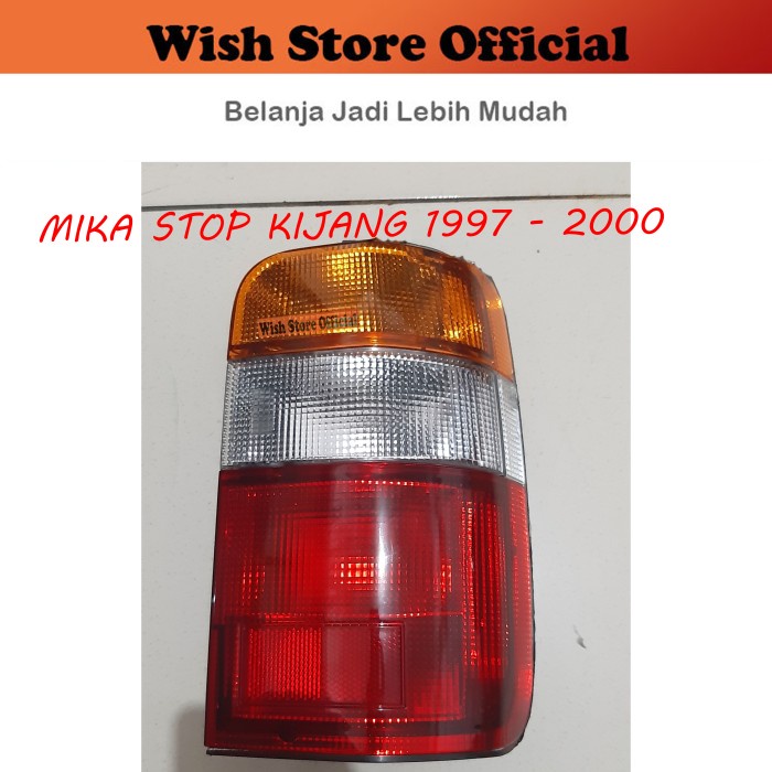 Mika Kaca Lampu Stop Lamp Rem Kijang Kapsul Lgx Lsx Krista 1997 - 2000 Star